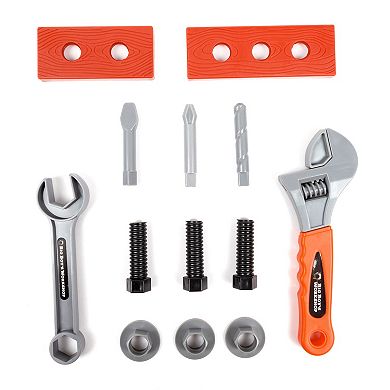 World Tech Toys Workshop 21 pc Power Drill Storage Case Playset