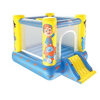 World Tech Toys Moonbug Blippi Inflatable Bouncer with Slide