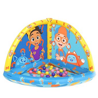 World Tech Toys Blippi Inflatable Quarter Circle Open Ball Pit