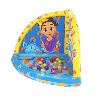 World Tech Toys Blippi Inflatable Quarter Circle Open Ball Pit