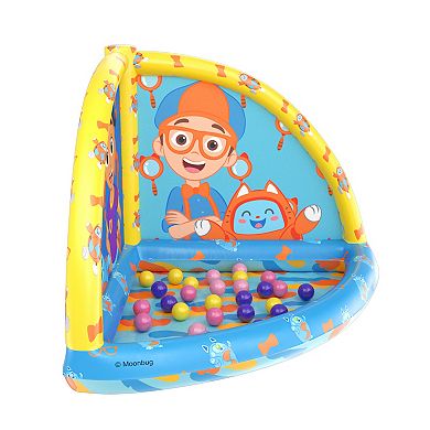World Tech Toys Blippi Inflatable Quarter Circle Open Ball Pit