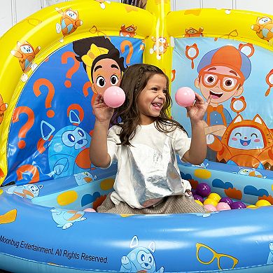 World Tech Toys Blippi Inflatable Quarter Circle Open Ball Pit