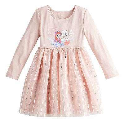 Disney s Frozen Toddler Girl Elsa Anna Long Sleeve Tutu Dress by Jumping Beans