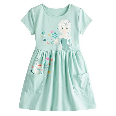 Disney's Frozen Toddler Girl Elsa & Olaf Pocket Skater Dress by Jumping  Beans