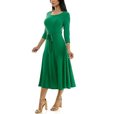 Nina leonard midi dress best sale