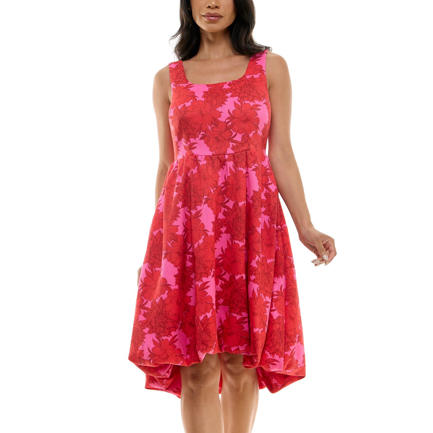 Женские платья Nina Leonard High Low Bubble Hem Dress
