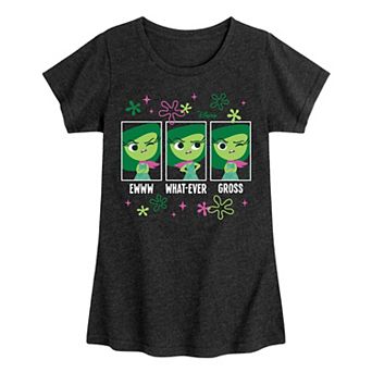 Disney / Pixar's Inside Out Disgust Girls 7-16 Moods Graphic Tee