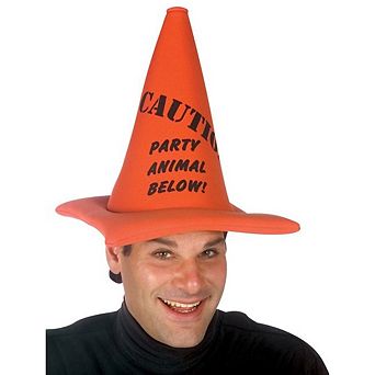 Party Animal Below Cone Hat, Adult One Size
