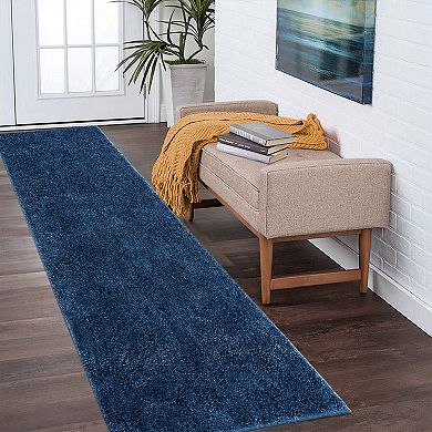 Glowsol Solid Modern Plush Area Rug Indoor Contemporary Throw Carpet