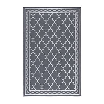 Garvee Outdoor Reversible Rugs Moroccan Straw Rug for Camping
