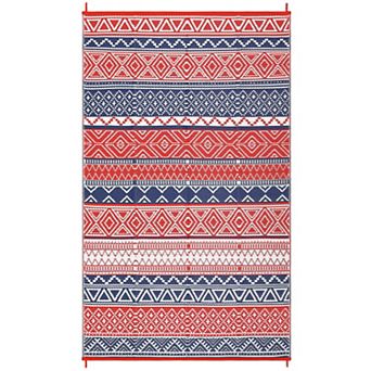 Garvee Boho Reversible Outdoor Area Rug Waterproof for RV Trip&Beach Vacation