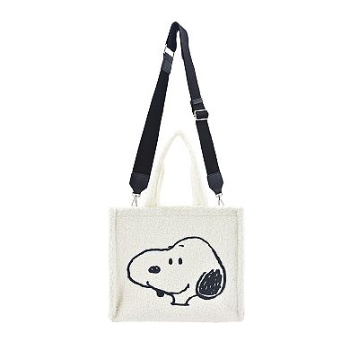 Peanuts Snoopy & Woodstock Sherpa Mini Tote