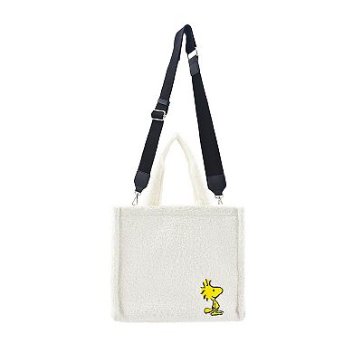 Peanuts Snoopy & Woodstock Sherpa Mini Tote