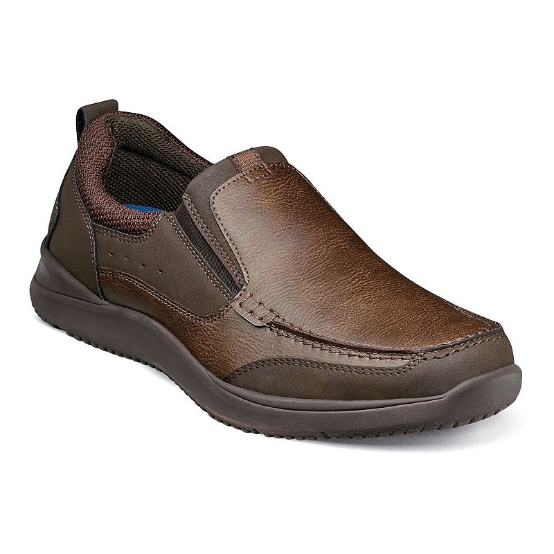 Nunn Bush® Conway Men's Slip-On Shoes, Size: 9, Dark Brown