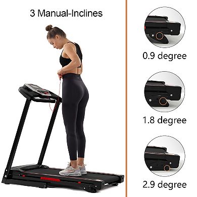 Folding Treadmills For Home - 3.5hp Portable Foldable With Incline, Electric Treadmill
