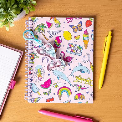Pulsar Journal with Bubble Pop Keychain