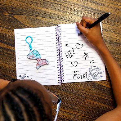 Pulsar Journal with Bubble Pop Keychain