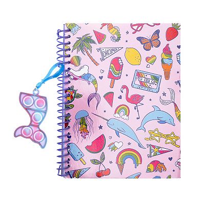 Pulsar Journal with Bubble Pop Keychain