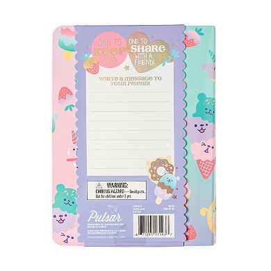 Pulsar BFF Journal Set with Llama and Strawberry Necklaces