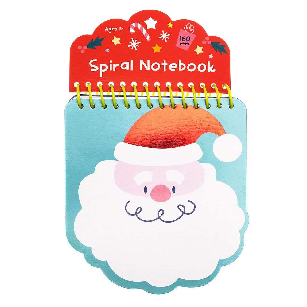 Pulsar Santa Die-Cut Foil Christmas Notebook