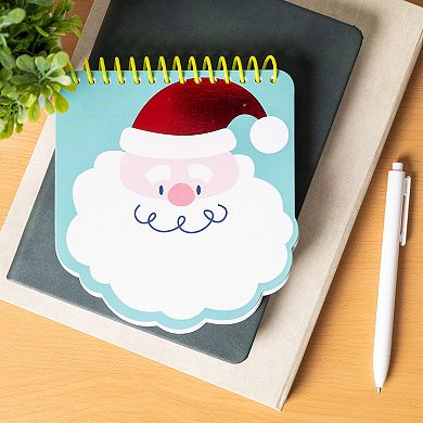 Pulsar Santa Die-Cut Foil Christmas Notebook