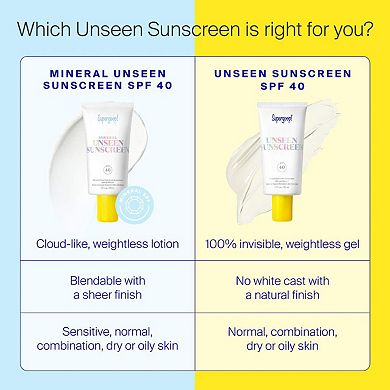 Mineral Unseen Sunscreen SPF 40