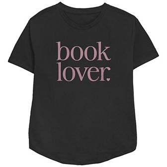 Women's Book Lover Relaxed Fit Graphic Tee