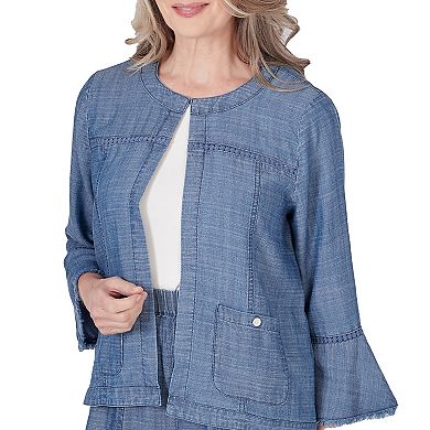 Women's Alfred Dunner Chambray Jacket