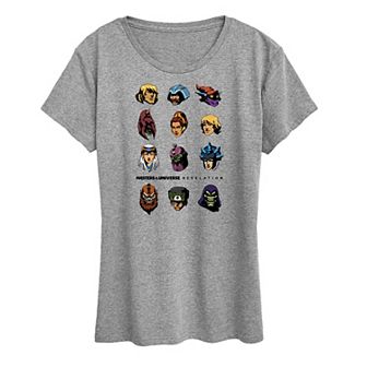 Women's Masters of the Universe Faces Graphic Tee
