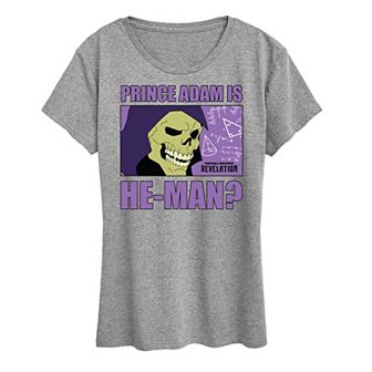 Women's Masters of the Universe Prince Adam Graphic Tee