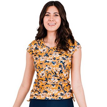 Women's Sadie Cap Sleeve Swim Top