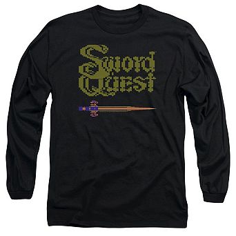 Atari 8 Bit Sword Long Sleeve Adult T-shirt