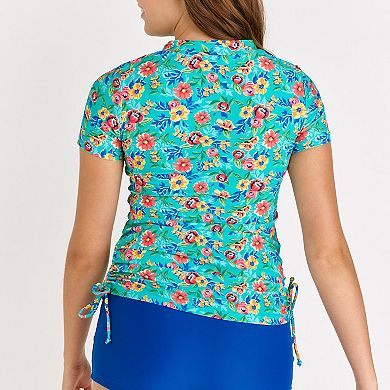 Women's Mock Neck Adele Swim Top