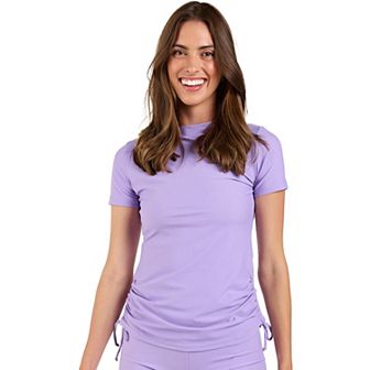 Women's Mock Neck Adele Swim Top