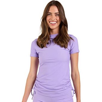 Women's Mock Neck Adele Swim Top