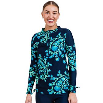 Women's Half-zip Nora Swim Top