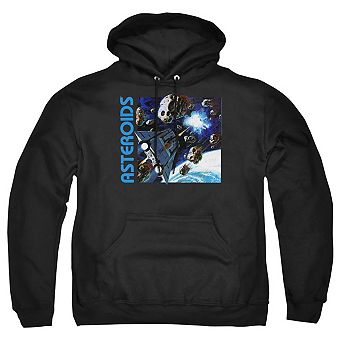 Atari 2600 Asteroids Adult Pull Over Hoodie