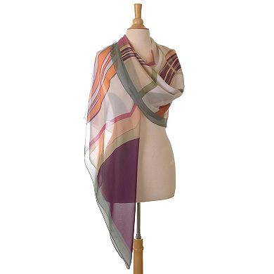 Alegra - Large Silk Scarf  For Women
