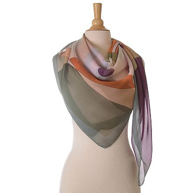 Alegra - Large Silk Scarf  For Women