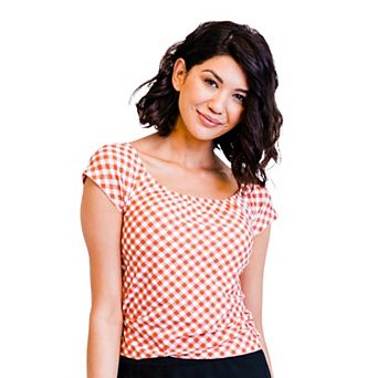 Women's Zoey Cap Sleeve Swim Top