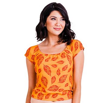 Women's Zoey Cap Sleeve Swim Top