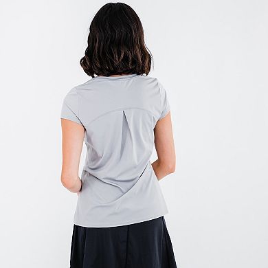 Women's Pro Pleated Back Performance Top