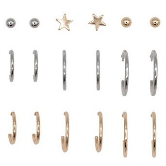 Girls Limited Too 9-Pair Earring Set