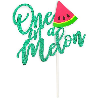 47 Piece 1st Birthday Decorations For Girls, One In A Melon Banner, #1 Balloon