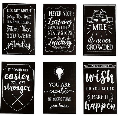 Motivational Postcards, 20 Designs (4 X 6 In, 40 Pack)