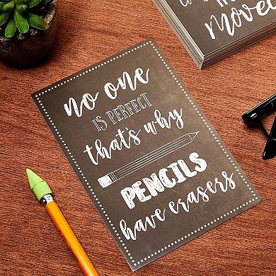 Motivational Postcards, 20 Designs (4 X 6 In, 40 Pack)