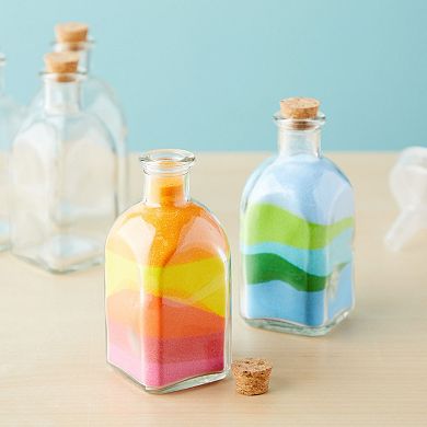 12 Pack Clear Glass Bottles With Cork Lids, Tiny 4 Oz Vintage Style Potion Vases