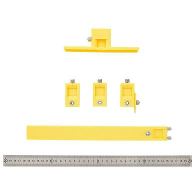 Cabinet Hardware Jig Adjustable Punch Locator Handle Template Tools Drill Guide