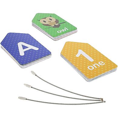 3-pack First Words (alphabet & Numbers) Flash Cards For Infants And Preschoolers