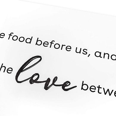 Removable Kitchen Wall Stickers, Bless Food, Family, Love Between Us Decals